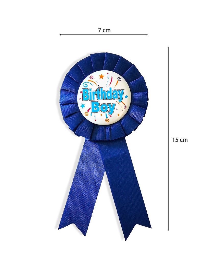 Souvenir Souq Stylish Birthday Boy Badge | Party Wear Button Badge for Kids Birthday Celebration - Image 4