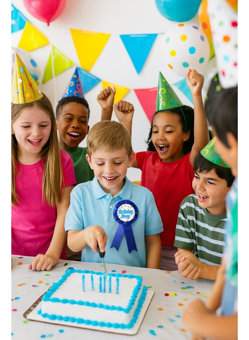 Souvenir Souq Stylish Birthday Boy Badge | Party Wear Button Badge for Kids Birthday Celebration - Image 2