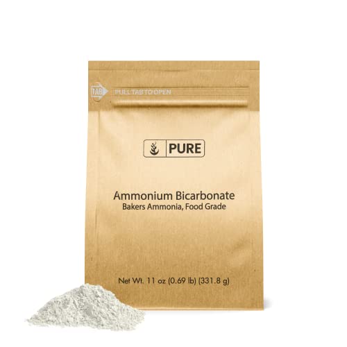 Pure Original Ingredients Ammonium Bicarbonate (11oz) Baker's Ammonia, Traditional Leavening Agent, Food Grade - Image 1
