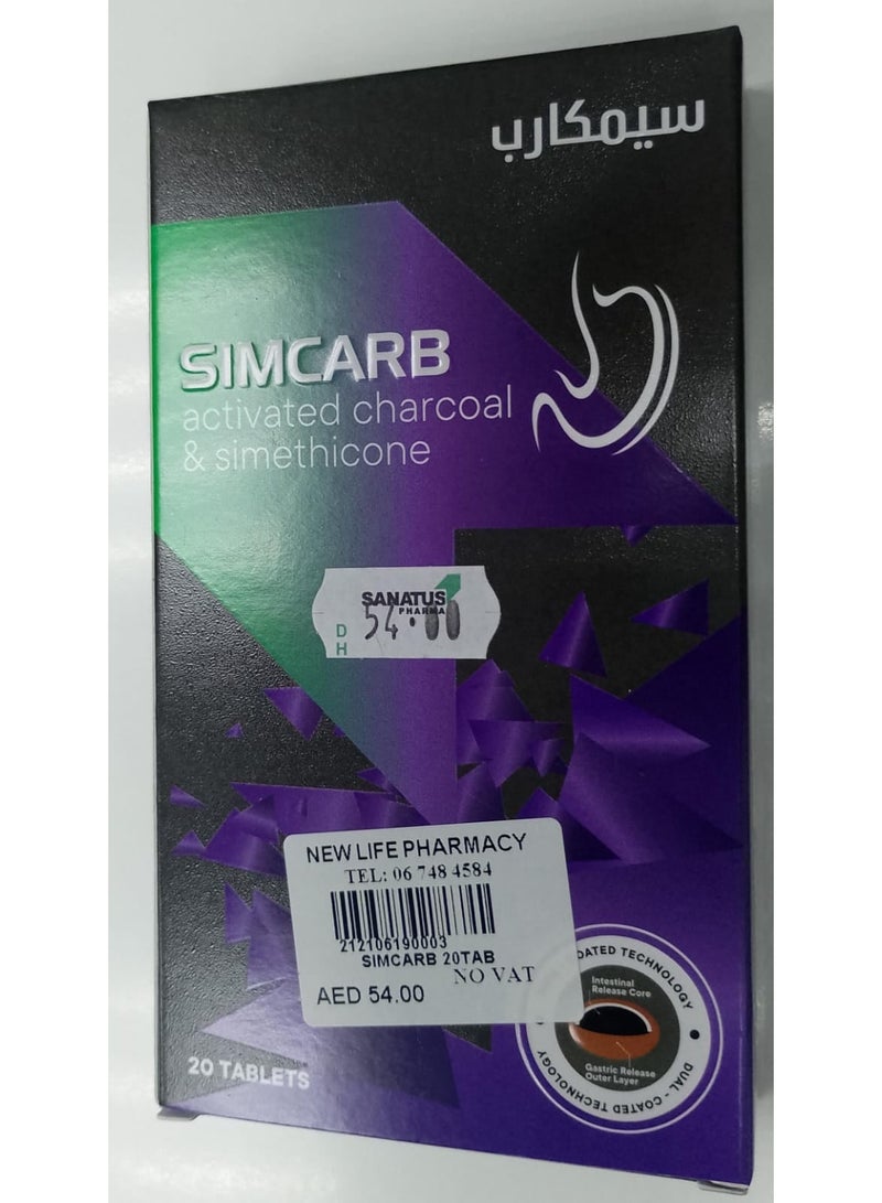 Simcarb Tab 20S