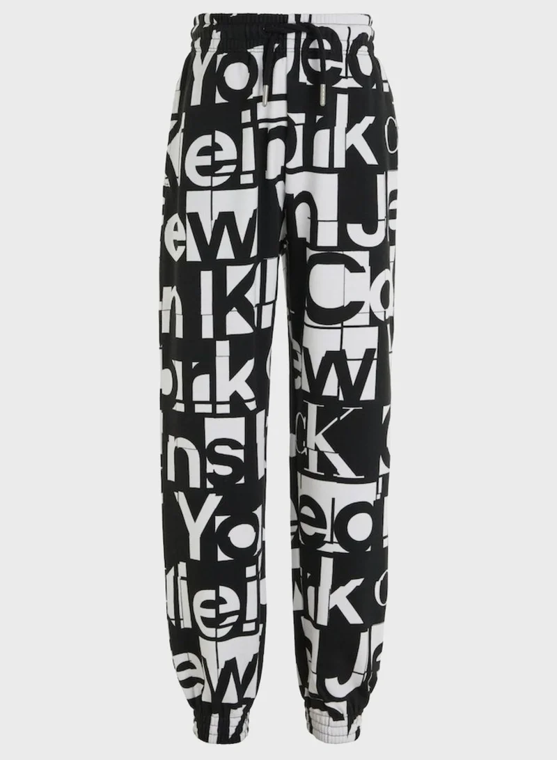 Calvin Klein Jeans Kids Logo Printed sweatpants