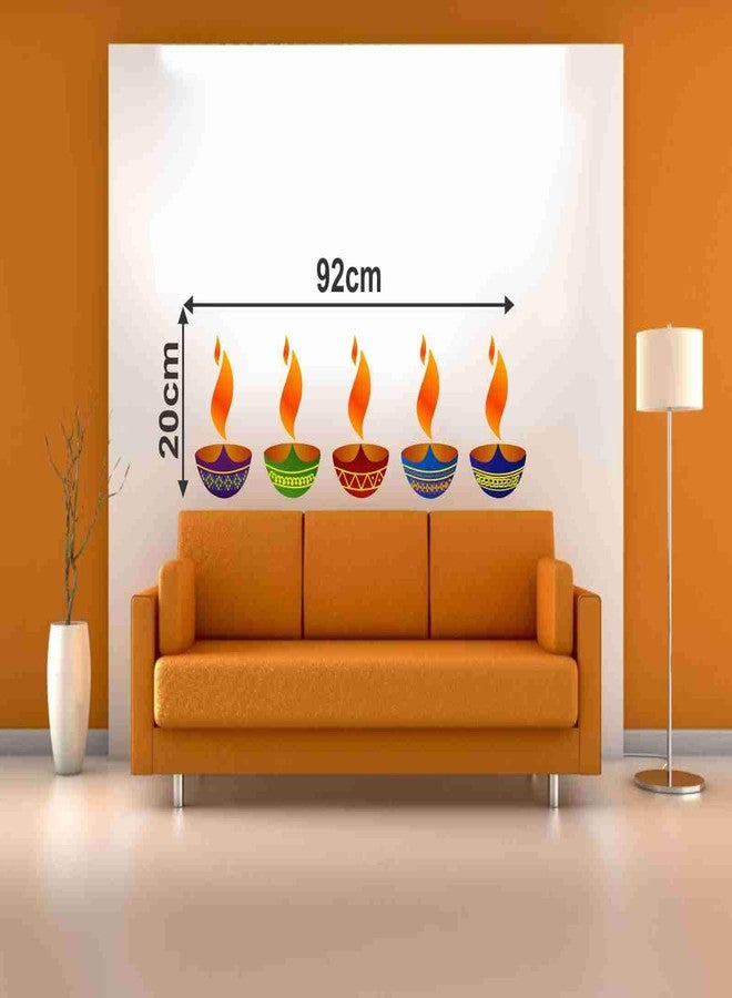 VCREATE DECOR ملصق حائط ديّا من Vcreate decor (فينيل PVC، المقاس: 43 سم × 43 سم) - Image 2
