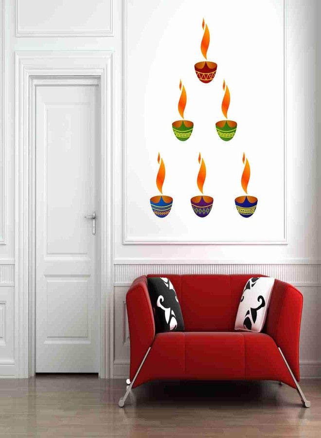 VCREATE DECOR ملصق حائط ديّا من Vcreate decor (فينيل PVC، المقاس: 43 سم × 43 سم) - Image 3