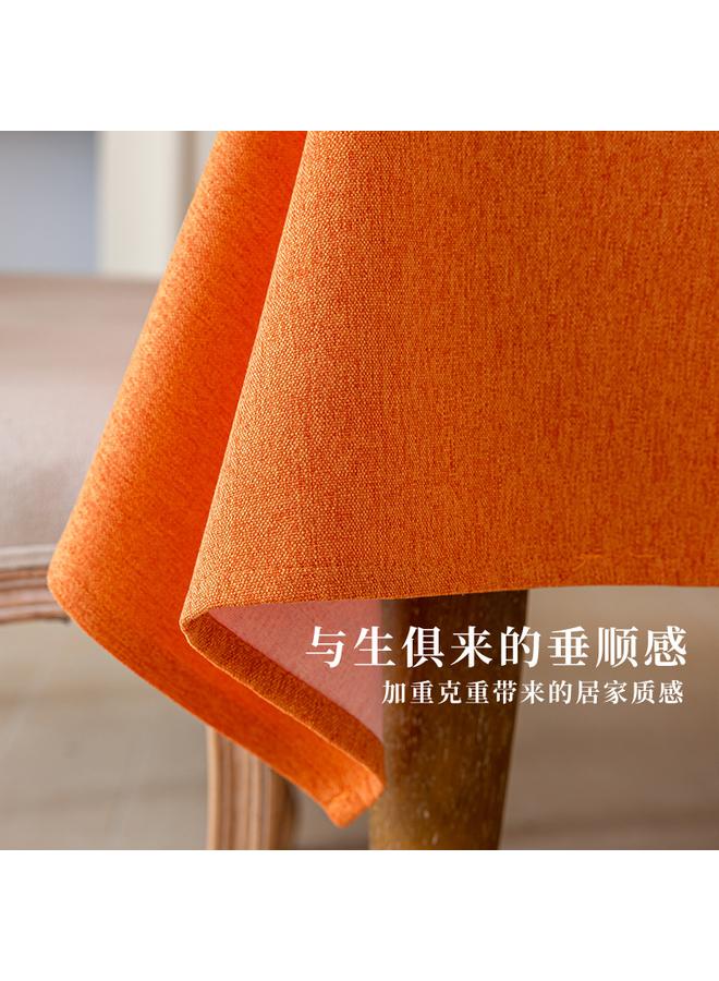 Bluejw Imitation Cotton And Linen Fabric Tablecloth Waterproof Wash-Free Light Luxury High-Level Rectangular Coffee Table Table Mat Desk Tablecloth Linen - Image 5