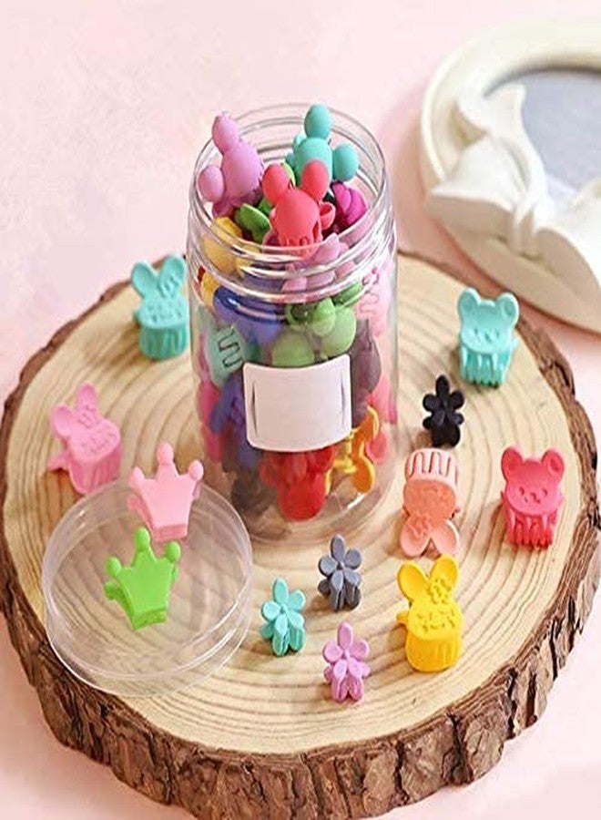 APSAMBR- 20 Piece Mini Hair Pins, Magnoloran Hair Claw Clip Snap Hair Bows Clips Hairpin Barrettes For Toddlers Baby Girls Kids Children Women's Hair Accessories, Multicolor - Image 1