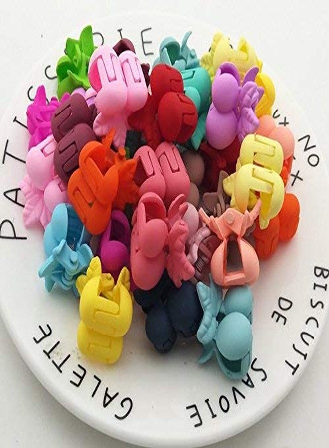 APSAMBR- 20 Piece Mini Hair Pins, Magnoloran Hair Claw Clip Snap Hair Bows Clips Hairpin Barrettes For Toddlers Baby Girls Kids Children Women's Hair Accessories, Multicolor - Image 2