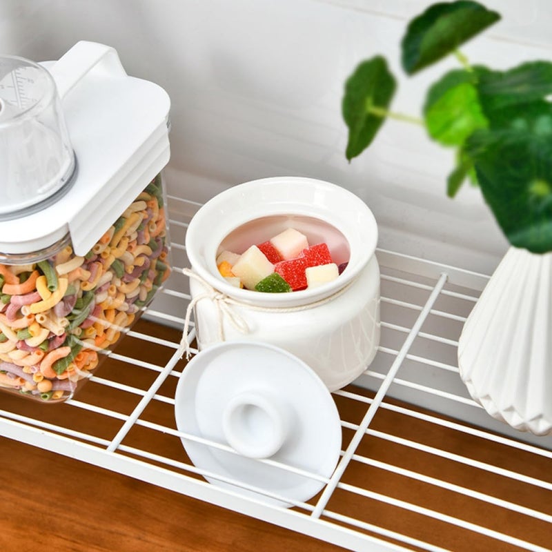 Airtight 300ml Ceramic Sealed Jar for Pickles and Sauerkraut with Lid, Food Storage Container for Kitchen Organization and Home Supplies - Image 4