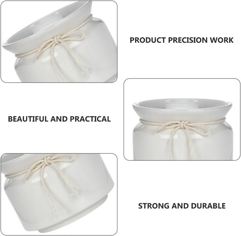 Airtight 300ml Ceramic Sealed Jar for Pickles and Sauerkraut with Lid, Food Storage Container for Kitchen Organization and Home Supplies - Image 3