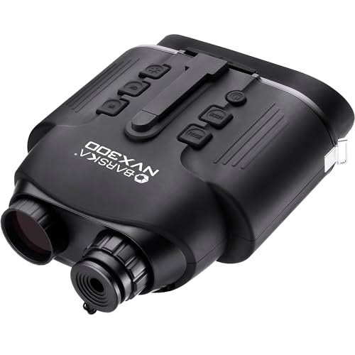 Barska Night Vision Nvx300 Infrared Illuminator Digital Binoculars, Black, Model:BQ13374 - Image 1