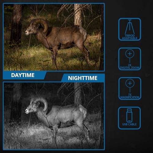 Barska Night Vision Nvx300 Infrared Illuminator Digital Binoculars, Black, Model:BQ13374 - Image 4