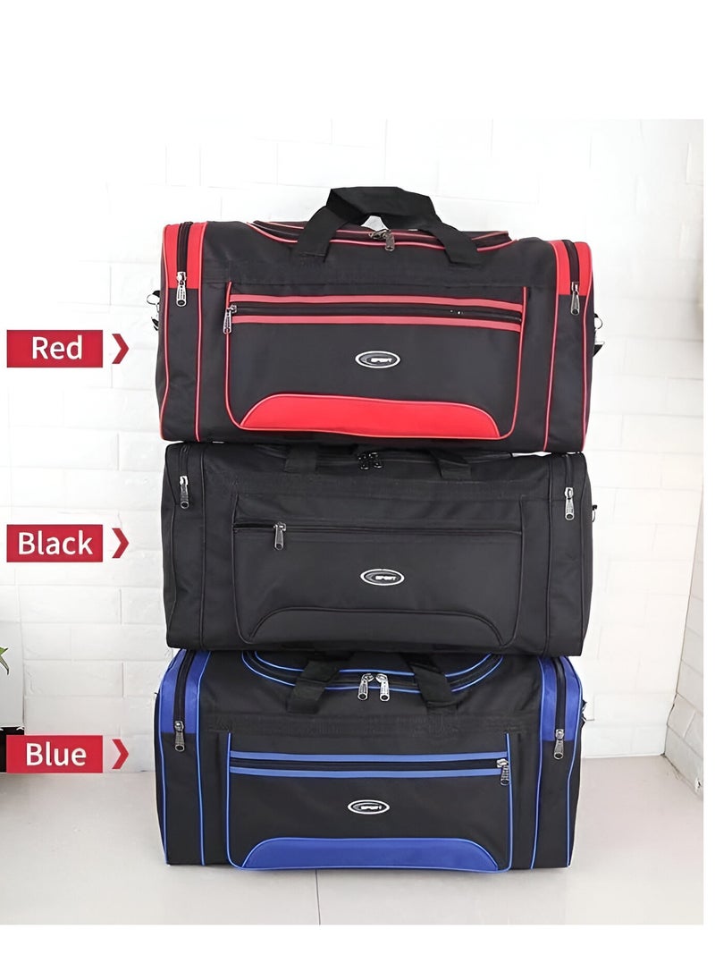 MXM - Travel Moving Luggage Bag  25Kg 120L Large Capacity Duffel Hand Shoulder Waterproof Bags (BLUE) - Image 1