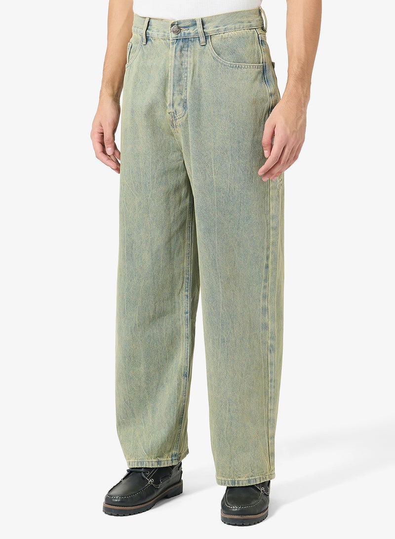 Another Cotton Lab Everyday Wide Fit Jeans - Image 1