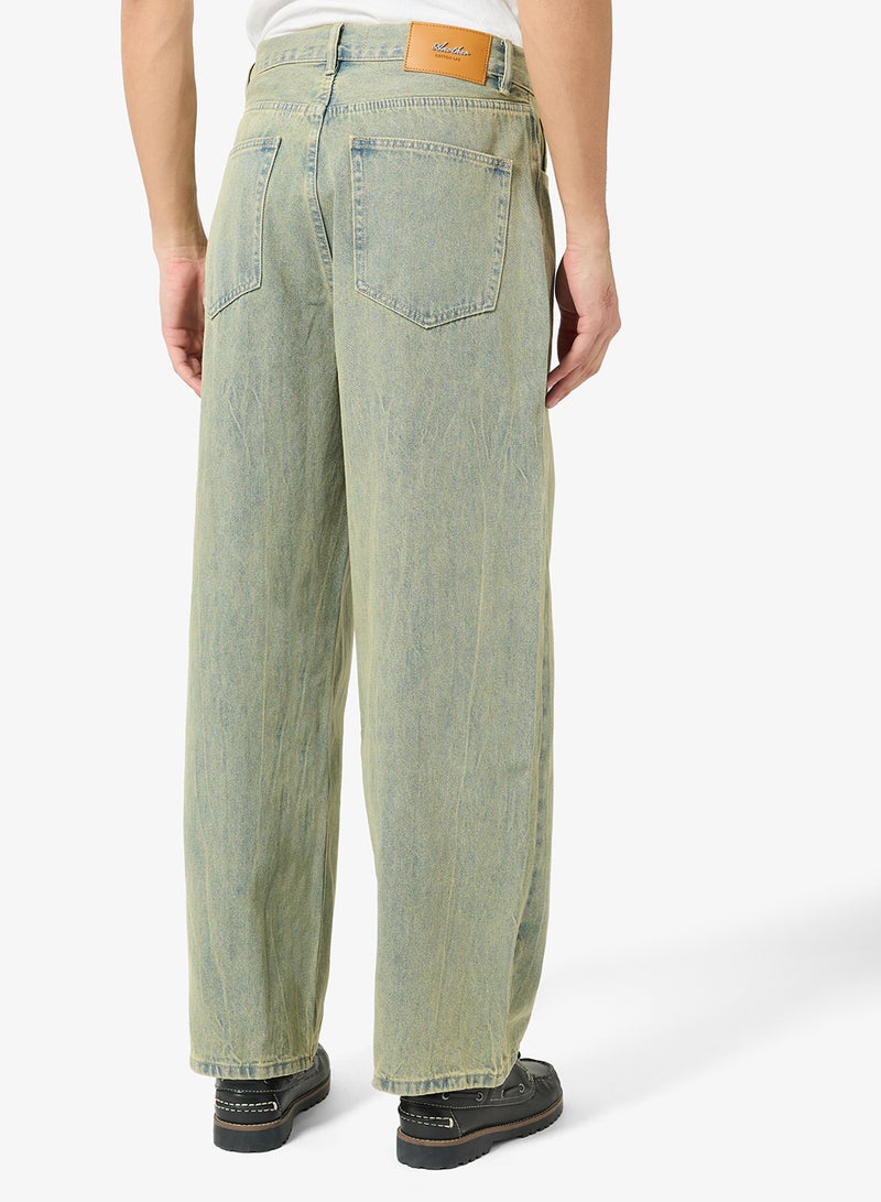 Another Cotton Lab Everyday Wide Fit Jeans - Image 3