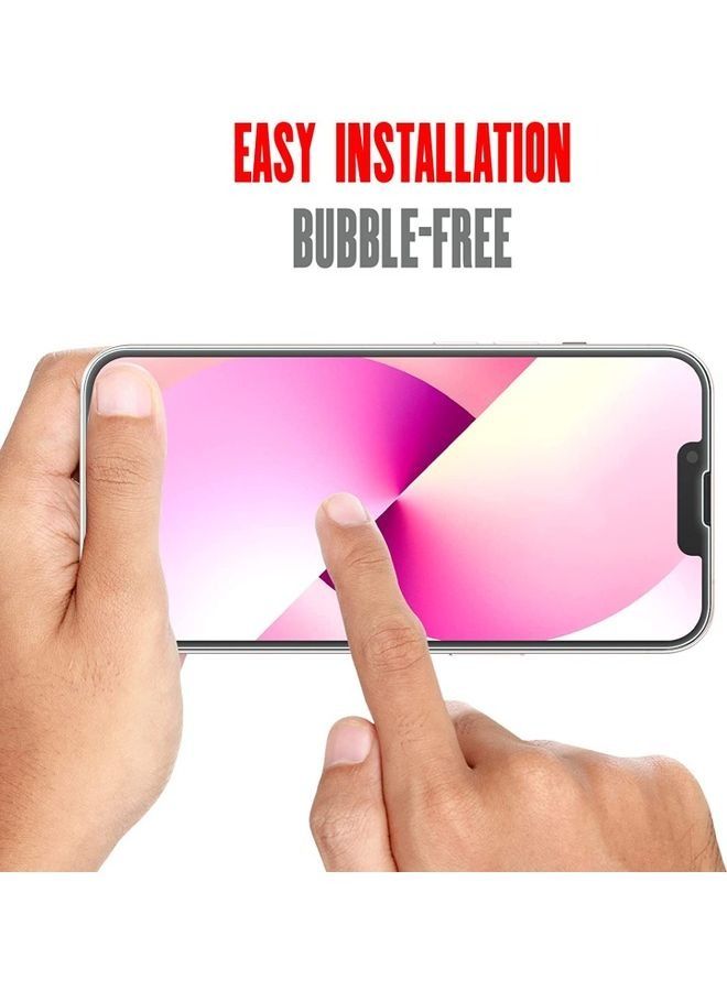 iPhone 14 Plus 6.7 inch Pack of 2 Screen Protector Tempered Glass,  Anti Scratch Bubble Free Full Coverage Protective Film Easy Installation (iPhone 14 Plus) - Image 4