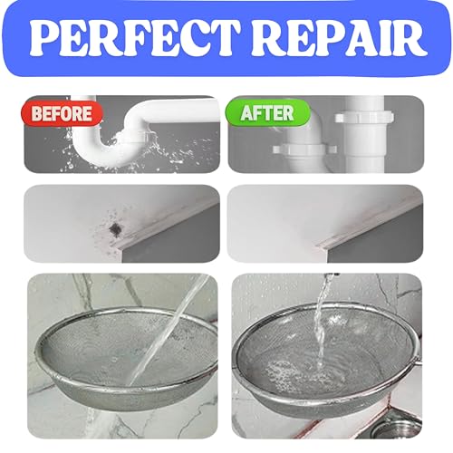 DEPRIXO Crack Seal Glue with Brush Transparent Waterproof Resin Epoxy for Roof Leakage Crack Seal Agent Roof Water Leakage Solution Water Proof Glue for Waterproofing (1 KG/LARGE PACK) by UNIDSC - Image 4