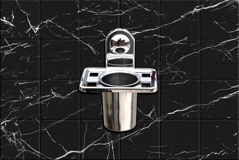 AMPEX Stainless Steel Tumbler HolderTooth Brush HolderBathroom Accessories - Image 2