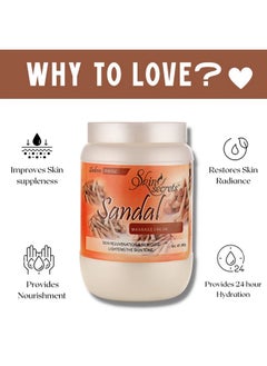 Skin Secrets Sandal Massage Cream - 800Gm  - Image 4