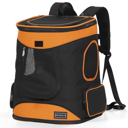 Petsfit Dog Backpack Carrier with Upgrade Waist Cushion Design to Better Fit The Waist Suitable for Small and Medium Dogs Cats and Rabbits up to 18 Pounds - Image 1