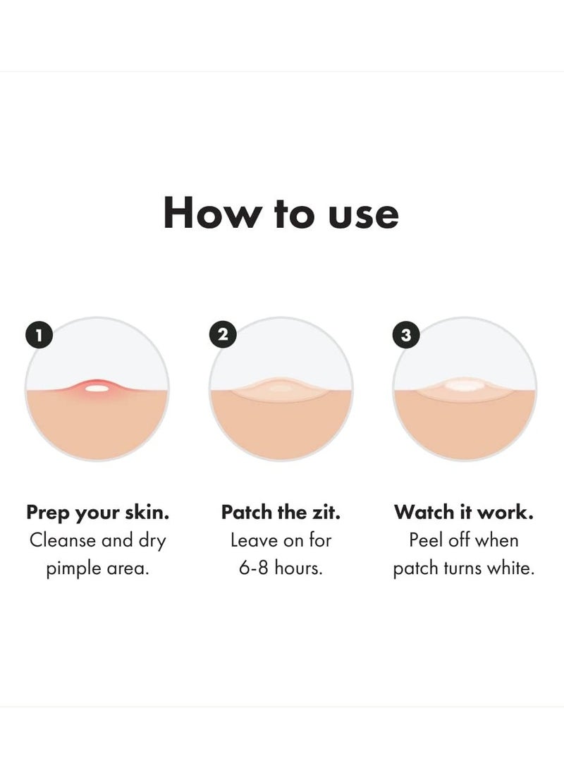 Mighty Patch Hydrocolloid Acne Pimple Patch Spot Treatment 36- Piece  - Image 5