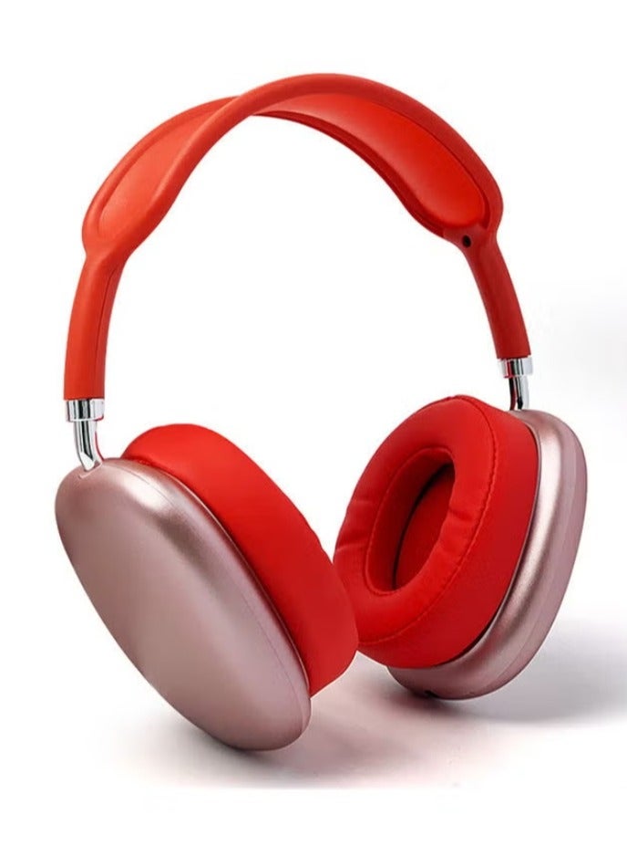 إيزي سو سماعة رأس ستيريو بجانبين أحمر