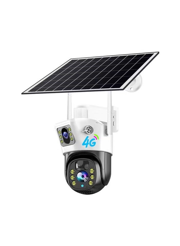 JAJEEK "VCS09-4G Solar Powered Outdoor Camera – 4G Connectivity, HD Video, Motion Detection, IP65 Waterproof, Key Holder, Compatible with V380Pro App – Perfect for Home Security & Monitoring"  - Image 1
