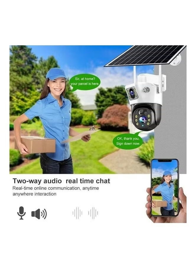 JAJEEK "VCS09-4G Solar Powered Outdoor Camera – 4G Connectivity, HD Video, Motion Detection, IP65 Waterproof, Key Holder, Compatible with V380Pro App – Perfect for Home Security & Monitoring"  - Image 4