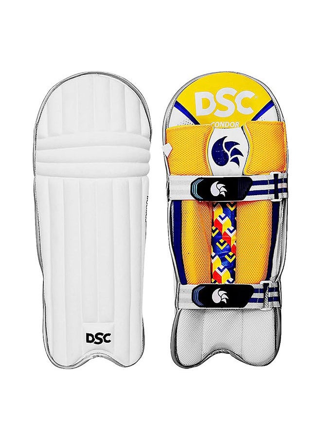 DSC - Condor Flicker Leather Cricket Batting Legguard For Mens | Size - Mens | Right Hand - Image 1