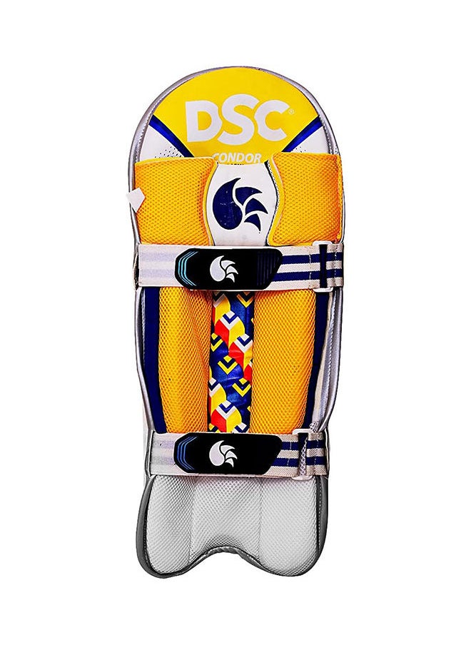 DSC - Condor Flicker Leather Cricket Batting Legguard For Mens | Size - Mens | Right Hand - Image 1