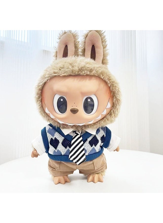 LABUBU 38cm Plush Doll Clothes for Labubu 