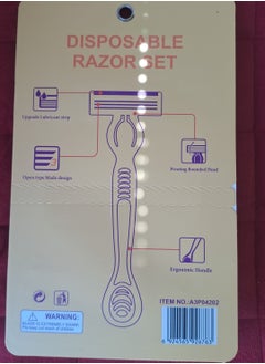 Max Max Disposable Razor Set for Women – 6 Razors with Triple Blades  - Image 2