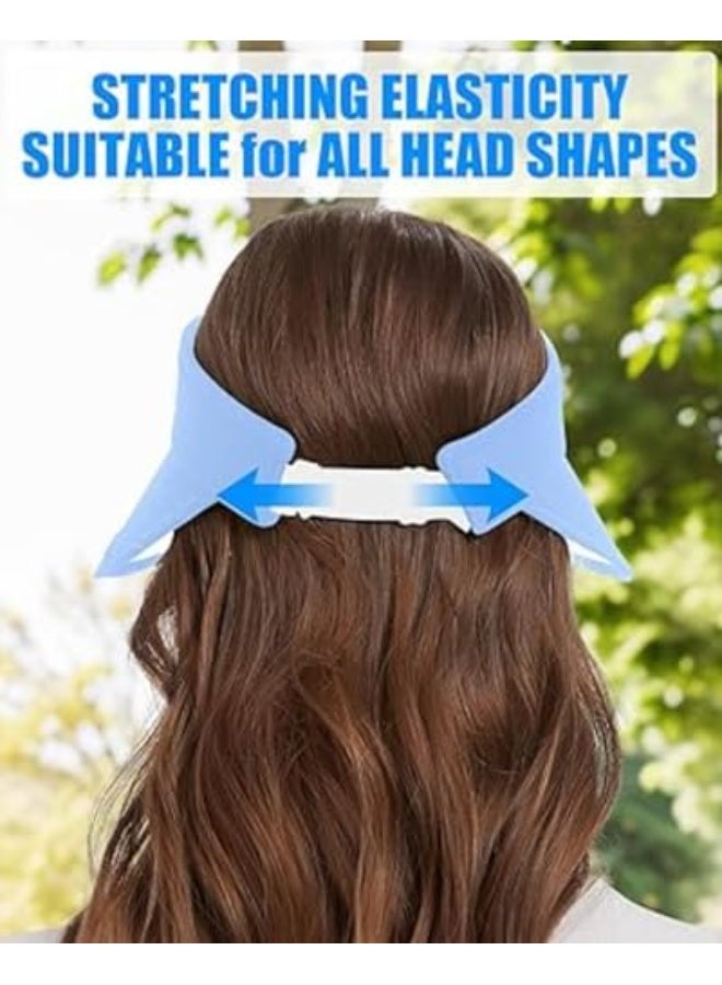 Solar Fan Hat, Sun Visor Hats with Fan, Men and Women Solar Powered Fan Hat, 5 Levels of Fan Speed, 5-10 H Work, Solar and Fan Hat for Fishing, Portable Fan Hat Adjustable Visor for Women - Image 5