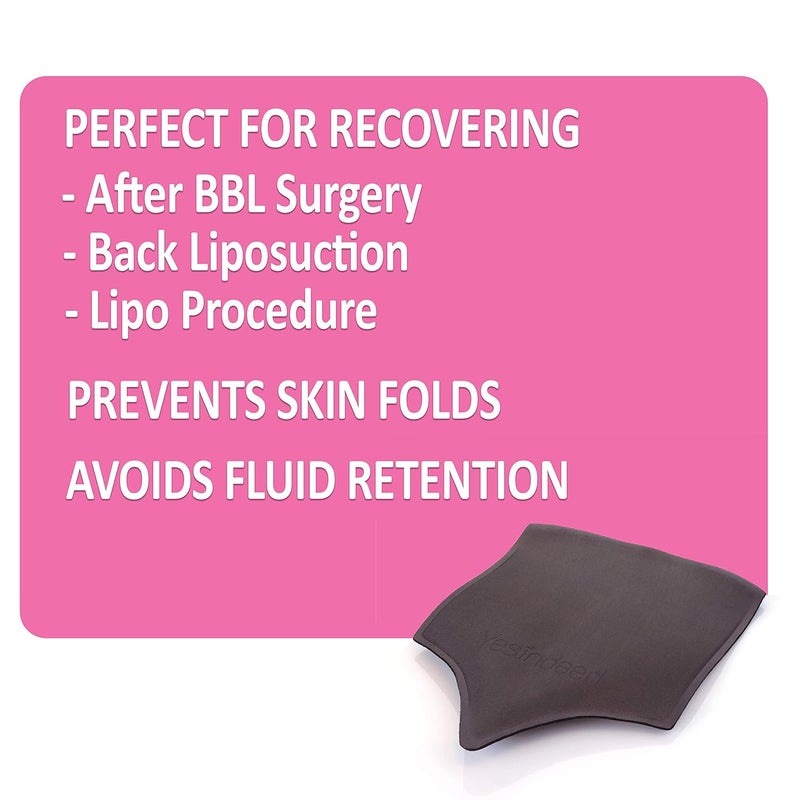 YESINDEED Lipo Lumbar Molder Foam Board Provides Abdominal Compression, Support, & Comfort Post Liposuction or BBL Surgery – Soft Faja Board Minimizes Swelling & Prevents Fluid Retention Without Marking Skin - Image 3