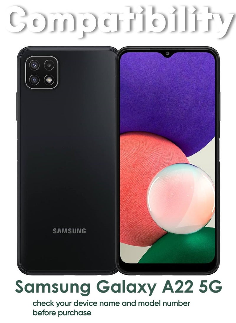 ACLIX 4 Pieces Antistatic ESD Dustproof Premium Quality High Definition Tempered Glass Screen Protector Designed For Samsung Galaxy A22 5G - Image 3