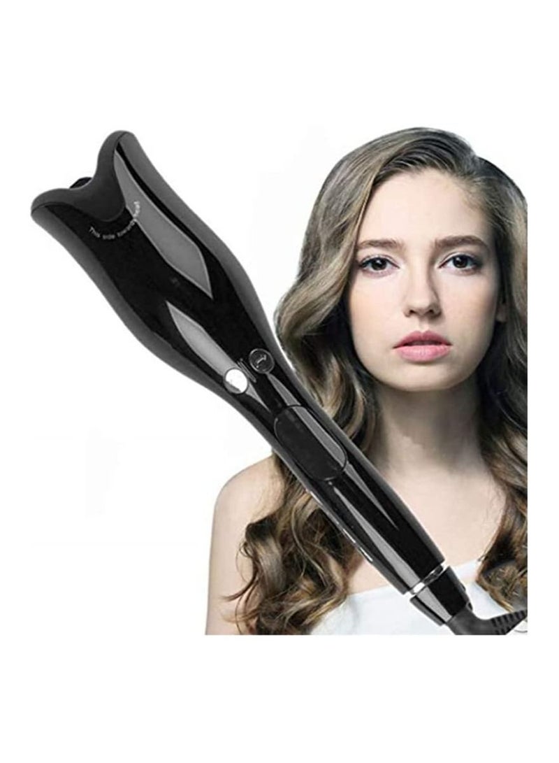BLOOMING TIME HAIR CURLER ROSE SHAPE CERAMIC AUTOMATIC WHITE (Black) - Image 1