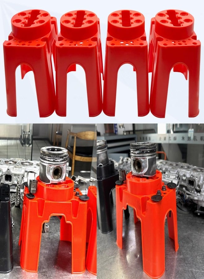 ZKTOOL 4Pcs Valve Piston Funnel Parts Display Rack, Valve Storage Rack and Piston Storage Rack, Cylinder Screw Display Rack, Piston Parts Special Placement Rack - Image 4