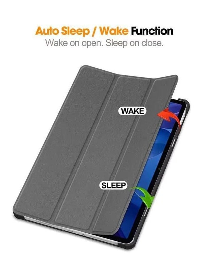 عام غلاف واقي متوافق مع لوح Honor Pad X7 مقاس 8.7 بوصة (2025) - مع حامل ثلاثي الطيات وغطاء ذكي مغناطيسي متحرك - Image 3