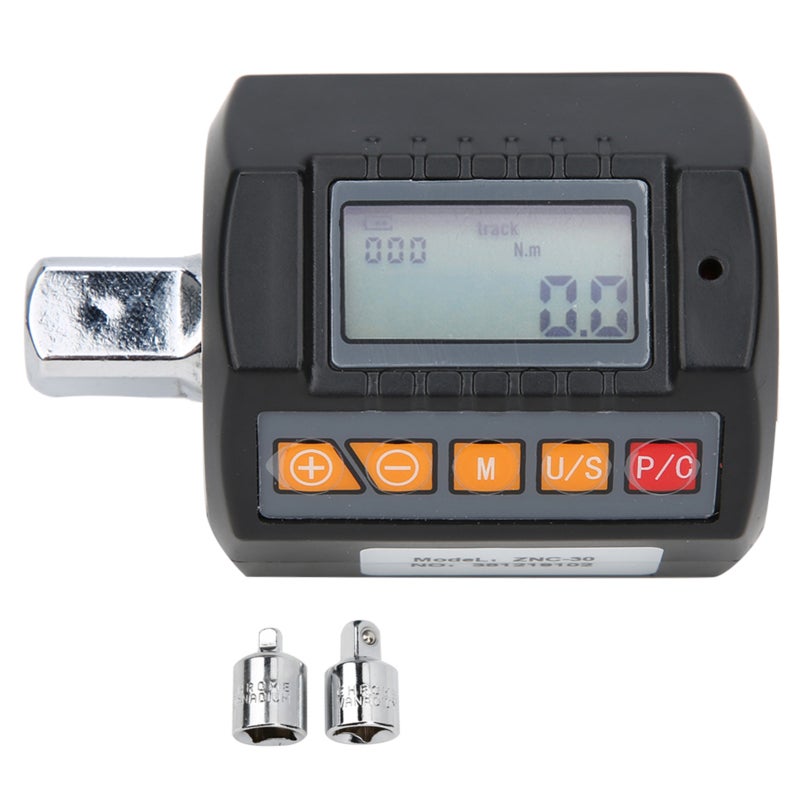 Digital Display Torsion Meter 0.01N.M -30N.M CW±2% CCW±2.5% - Real-Time Peak Preset Mode Torsion Meter with Sound Light Alarm Backlight for Automotive Bicycle Mechanical Maintenance - Image 1