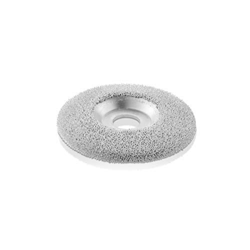 Kutzall Original Shaping Disc - Coarse, 4-1⁄2" (114.3mm) Diameter x 7⁄8" (22.2mm) Bore - Woodworking Angle Grinder Attachment for DeWalt, Bosch, Milwaukee. Abrasive Tungsten Carbide, SD412O390 - Image 2