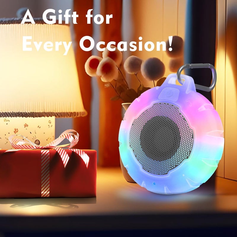 HEYSONG Waterproof Shower Bluetooth Speaker, Durable & Portable with Clear Sound, Ideal for Shower, Pool, Beach & Kayaking – Great Gift for All Ages - Image 3