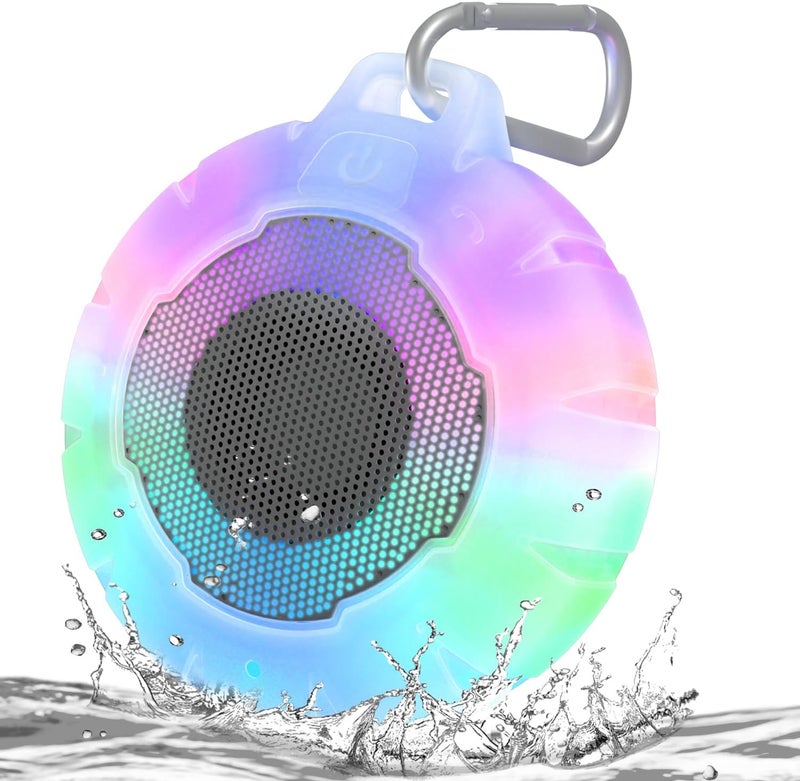 HEYSONG Waterproof Shower Bluetooth Speaker, Durable & Portable with Clear Sound, Ideal for Shower, Pool, Beach & Kayaking – Great Gift for All Ages - Image 1