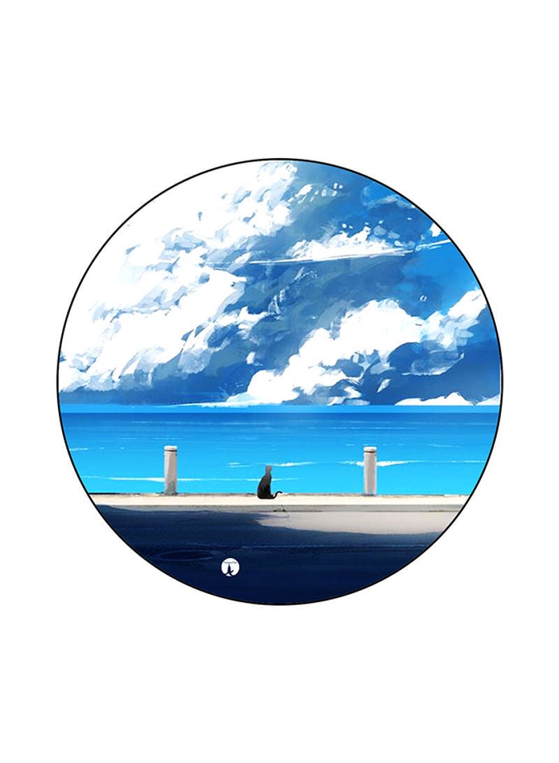 RKN Beach Print Mouse Pad Multicolour