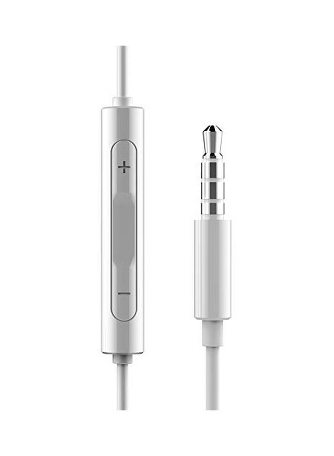 Honor AM115 Stereo In-Ear Wired Earphones With Mic White - Image 4