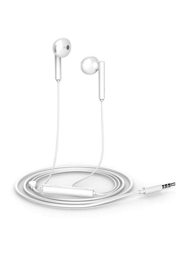 Honor AM115 Stereo In-Ear Wired Earphones With Mic White - Image 3