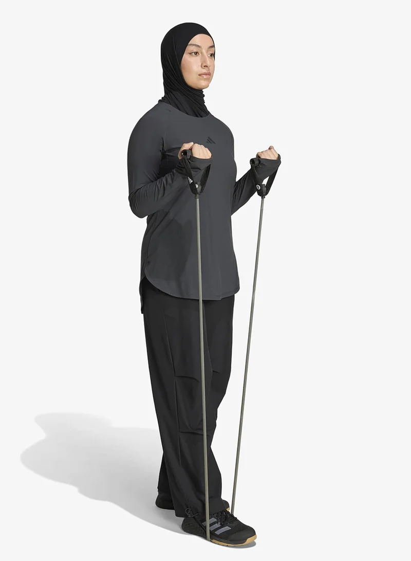 Adidas  D4T Workout Cover Up T-Shirt for Women | Best Price UAE