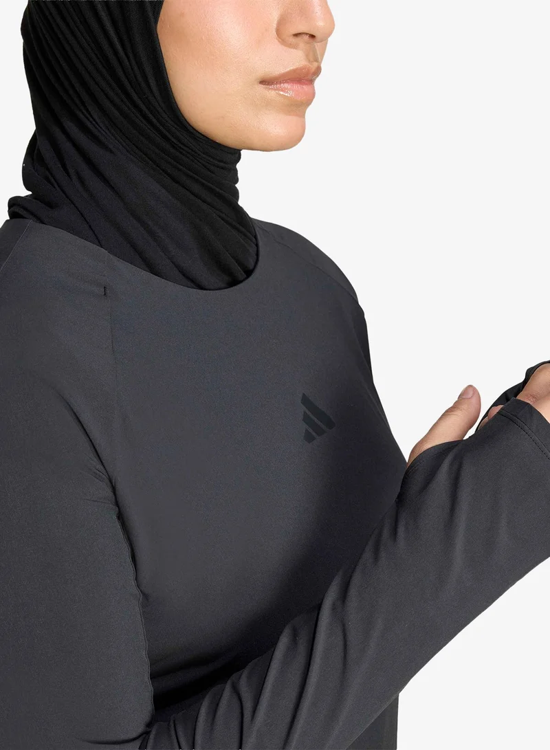Adidas  D4T Workout Cover Up T-Shirt for Women | Best Price UAE