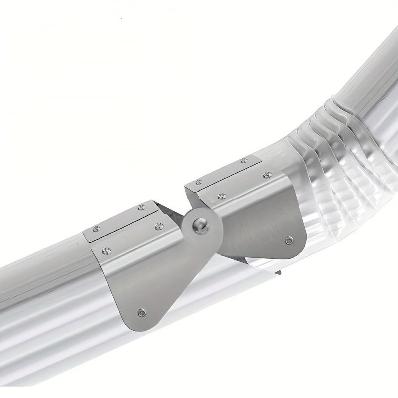 4Pcs Downspout Extension Hinge Rectangular Square Water Pipe - Image 2