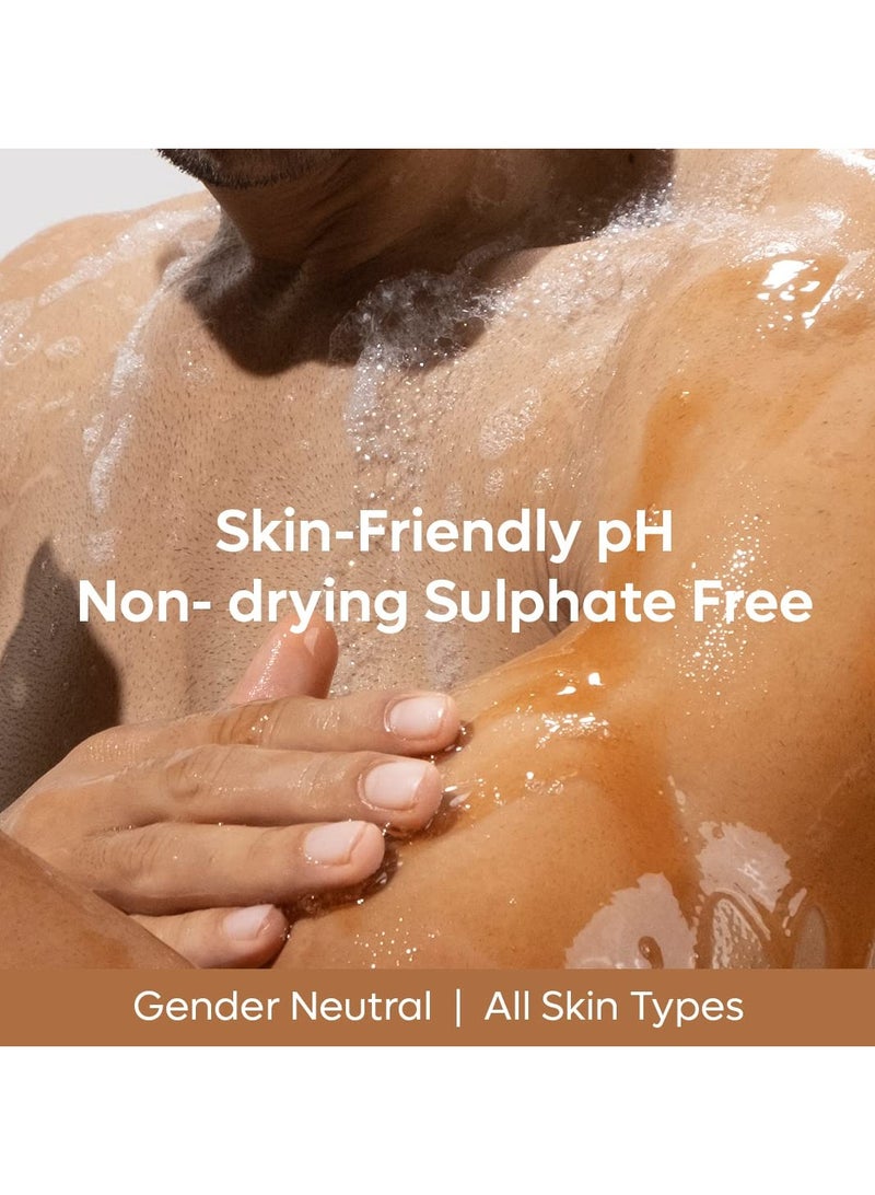 إم كافيين غسول الجسم المقشر بالقهوة الإسبريسو بالقهوة مع حمض الهيدروكسي الطبيعي | غسول الجسم لإزالة السمرة لبشرة ناعمة وملساء | جل استحمام منشط بالقهوة | 300 مل في فنجان قهوة - Image 4