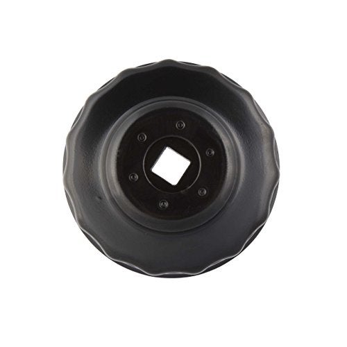 Steelman Low Profile Oil Filter Cap Wrench Socket 75mm and 77mm x 15 Flute, 3/8-inch Drive, Heavy Duty Chrome Vanadium Steel - Image 2