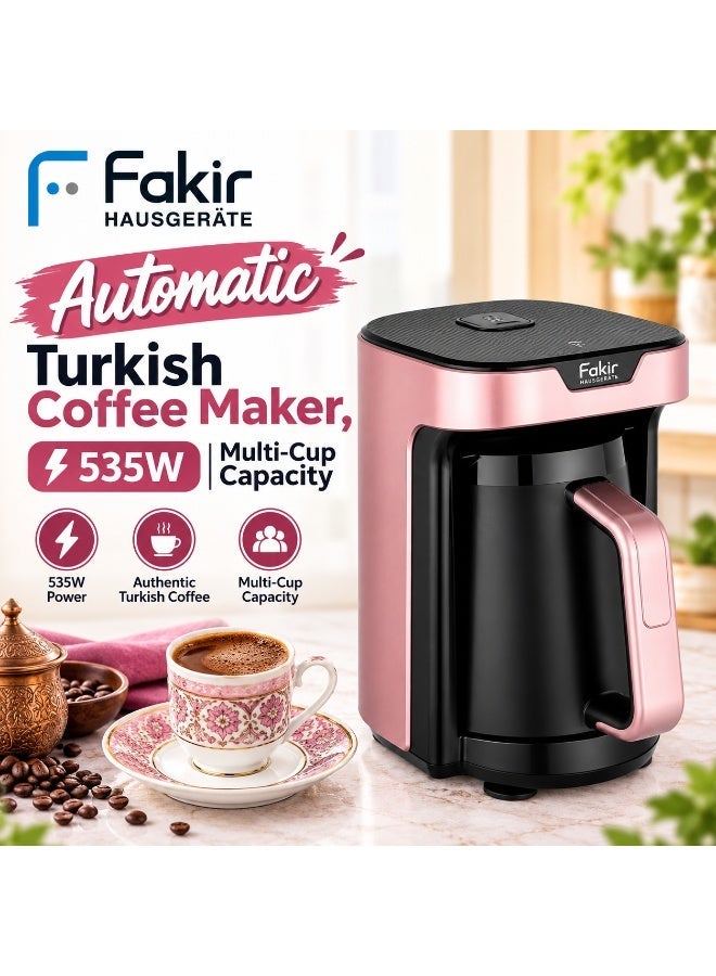 Fakir Turkish Coffee Maker 535W - Automatic Arabic Mocha Coffee & Milk Warmer with Pot, Multi-Cup Capacity, Auto Shutoff, Overheat Protection & Easy Cleaning for Home, Office & Gatherings - Image 1