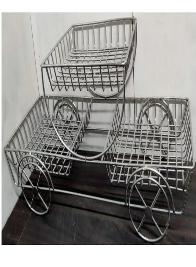 PAUL SONS Stainless Steel Car Spoon Stand, Designe for Commercial Use Medium Size: 24X11 - Image 2
